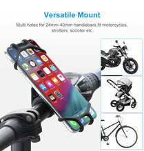 Load image into Gallery viewer, BICYCLE AND MOTORCYCLE PHONE HOLDER
